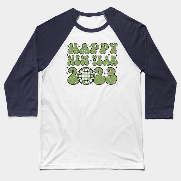 Happy New Year Baseball T-Shirt by Blended Designs